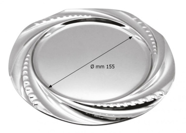 Servierschale aus Stahl, Durchmesser 24 cm, ohne Verpackung, Produktbild (2)