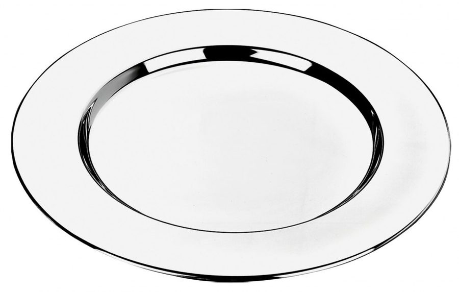 Servierschale aus Stahl, Durchmesser 20 cm, ohne Verpackung, Produktbild