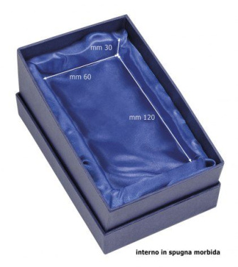 Blaue Schachtel, satinblau, 160 × 100 × 50 mm, Produktbild (2)