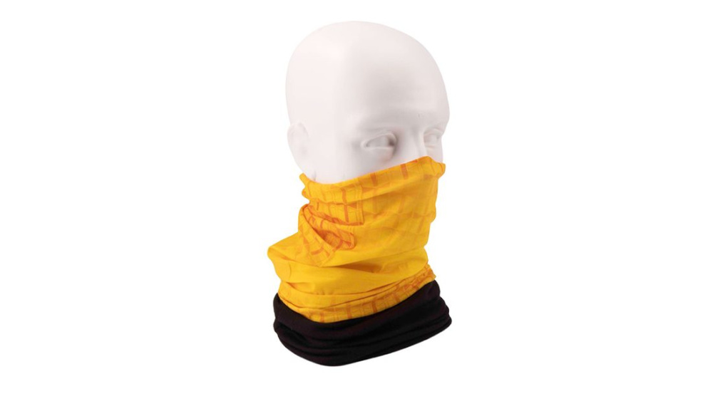 Nahtloses Sublimations-Bandana aus schwarzem Polarfleece (14.3.2), Produktbild (1)