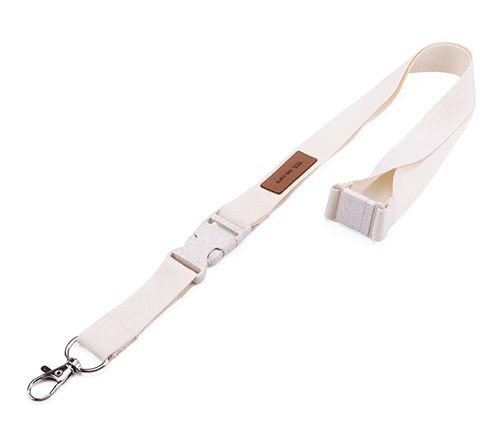 Baumwoll-Schlüsselband mit Karabiner und Steckschnalle (3.13), Produktbild