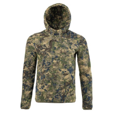 Fieldman Fleece-Hoodie mit digitalem Tarnmuster