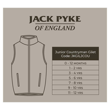 Ärmellose Weste Junior Countryman, Dunkeloliv – Jack Pyke (4)