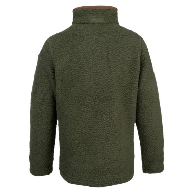 Junior-Pullover mit halbem Reißverschluss aus Sherpa-Fleece, Olivgrün – Jack Pyke (4)