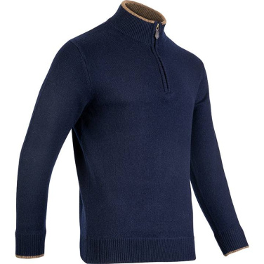Ashcombe 100% Lammwolle Zipknit Marineblau – Jack Pyke (3)