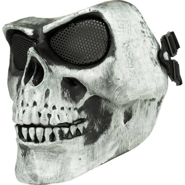 Hartschalen-Gesichtsmaske Totenkopf – Viper (3)