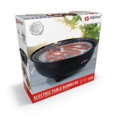 ALPINA Elektrischer Tischgrill 1250W Rund