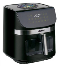 ALPINA Heißluftfritteuse 9 l 1800 W Digitalanzeige