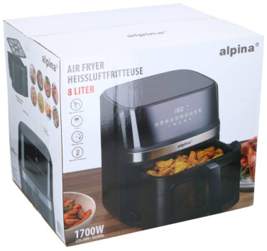 ALPINA Heißluftfritteuse 8L 1700W 230V – ALPINA (4)