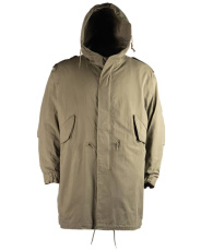 US Shell Kapuzenparka M51 Mit Futter Olivgrün