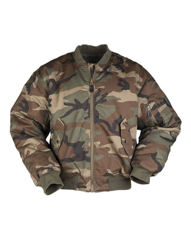 US Ma1® Fliegerjacke Woodland – Mil-Tec (1)