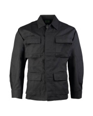 US BDU Feldjacke Ripstop Schwarz