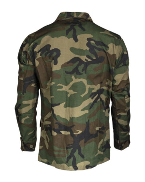 US BDU Feldjacke Ripstop Woodland – Mil-Tec (2)
