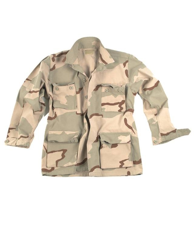 US Feldjacke Typ BDU Ripstop CO Prewash Des. – Mil-Tec