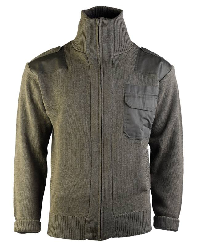 Strickjacke Miltec® 80/WO 20/PAN Olivgrün – Mil-Tec (1)