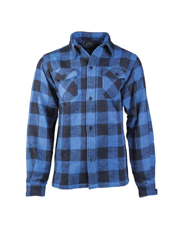 Holzfällerhemd Schwarz/blau – Mil-Tec (1)