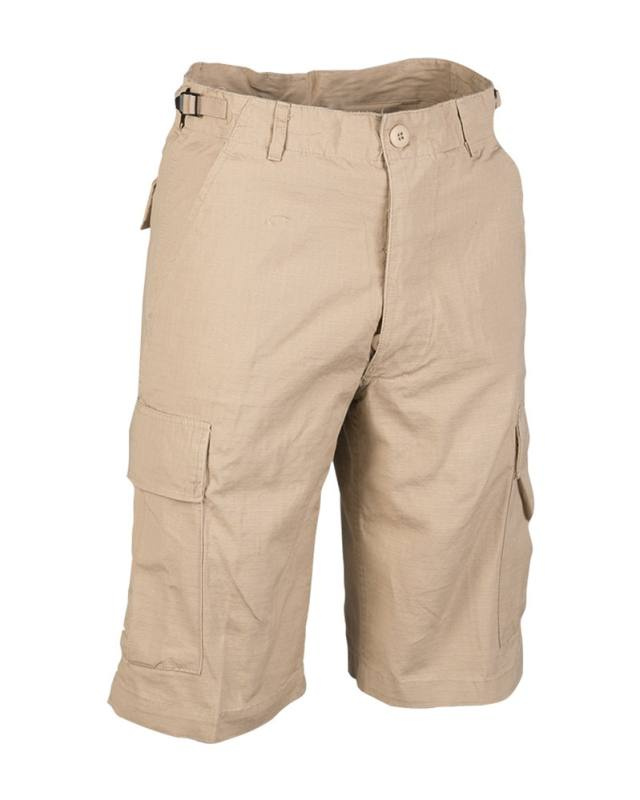 US Bermuda Ripstop CO Prewash Khaki – Mil-Tec (1)
