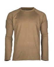 Tactical Quick Dry Langarmshirt, Dark Coyote