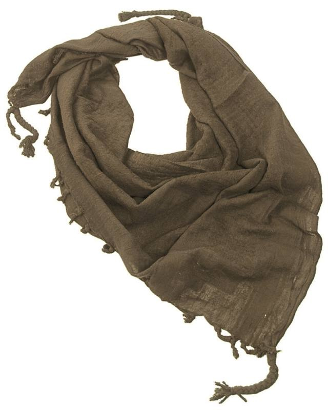 Halstuch ′shemagh′ 110 × 110CM Olivgrün-uni – Mil-Tec