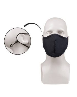 Mund/nasenbedeckung Wide-shape Ripstop Schwarz – Mil-Tec (2)