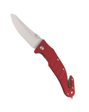 Automesser Mit Clip Rot