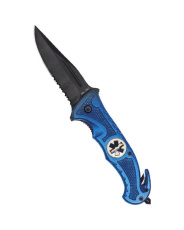Automesser ′rescue′ Blau