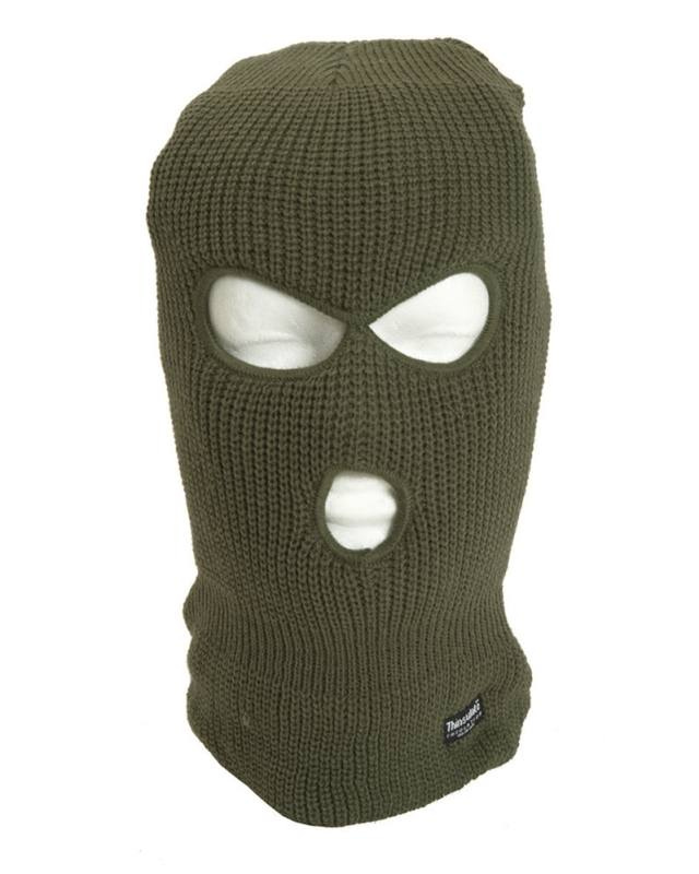 Kopfhaube Balaclava 3-LOCH Thinsulateolivgrün – Mil-Tec
