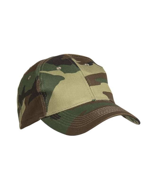 Baseball Cap Woodland – Mil-Tec (1)