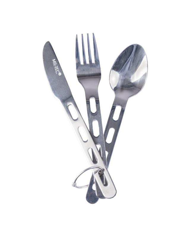 Essbesteck Mit Ring S/steel Light Weight – Mil-Tec (1)