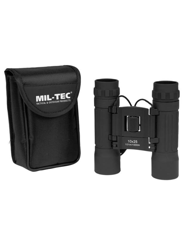 Fernglas Faltbar 10 × 25 Schwarz – Mil-Tec