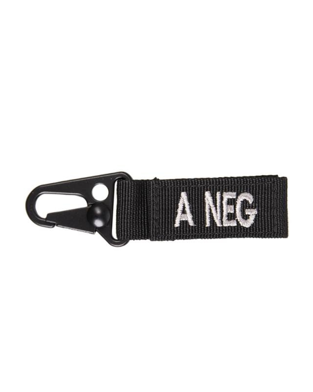 Taktischer keyholder Blood A Negativ 5 Stück pro Packung Schwarz – Mil-Tec (1)