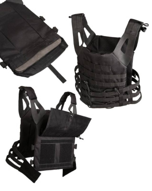 Plate Carrier Weste Generation Ii Schwarz – Mil-Tec (2)