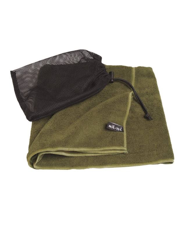 Handtuch Microfibre 100 × 50 Cm Olivgrün – Mil-Tec