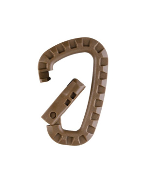 Karabiner Abs (2 Stück pro Blister), Coyote – Mil-Tec (2)