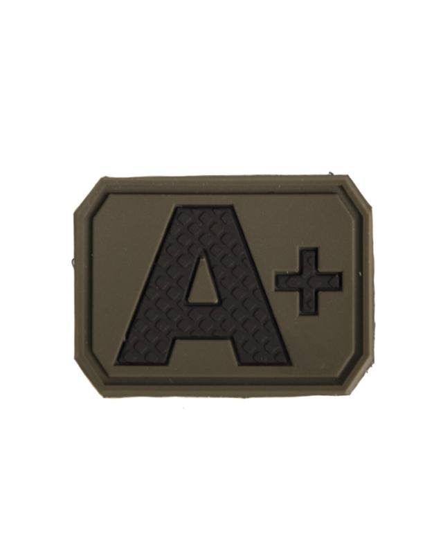 Patch 3D Blood A Positiv Olivgrün – Mil-Tec