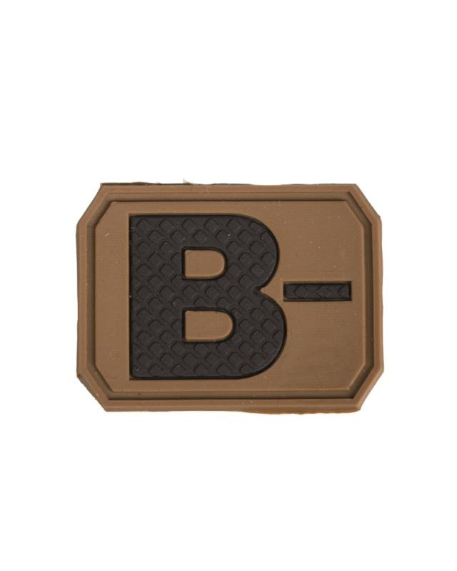 Patch 3D Blood B Negativ, Dark Coyote – Mil-Tec