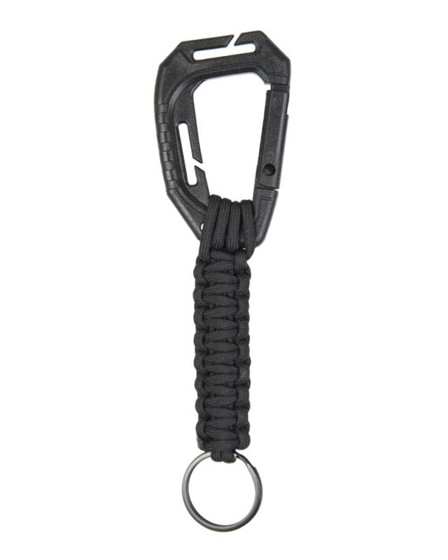 Schlüsselanhänger Paracord Mit Karab.molle Schwarz – Mil-Tec (1)