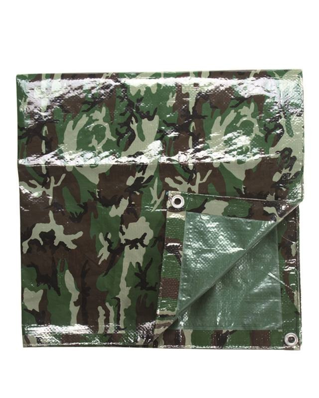 Abdeckplane Pe 190 × 300 Cm Woodland – Mil-Tec