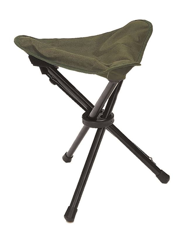 Dreibein Klapphocker Olivgrün – Mil-Tec