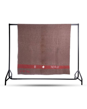 Schweiz.wolldecke 200 × 140 Cm Braun Mischgewebe – Mil-Tec (2)