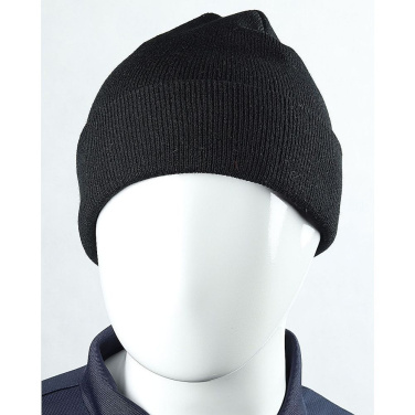 Vantage Premium Soft-Touch Strickmütze – Schwarz (3)