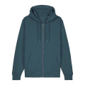 Stanley/Stella Cultivator 2.0 Unisex-Kapuzenjacke mit Reißverschluss, 350 g/m², Blaugrün (Stargazer)