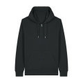 Stanley/Stella Connector 2.0 Unisex-Kapuzenjacke mit Reißverschluss, 300 g/m², Schwarz