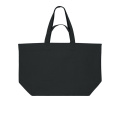 Stanley/Stella Shopping Bag 2.0 Canvas-Tragetasche, 400 g/m², Schwarz
