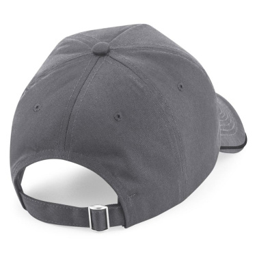 Beechfield B25C Baseballcap - Graphitgrau / Schwarz (2)