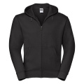 Russell 266M Kapuzen-Sweatjacke, Schwarz