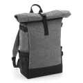 BagBase BG858 Rucksack, Grau meliert (Grey Marl) / Schwarz