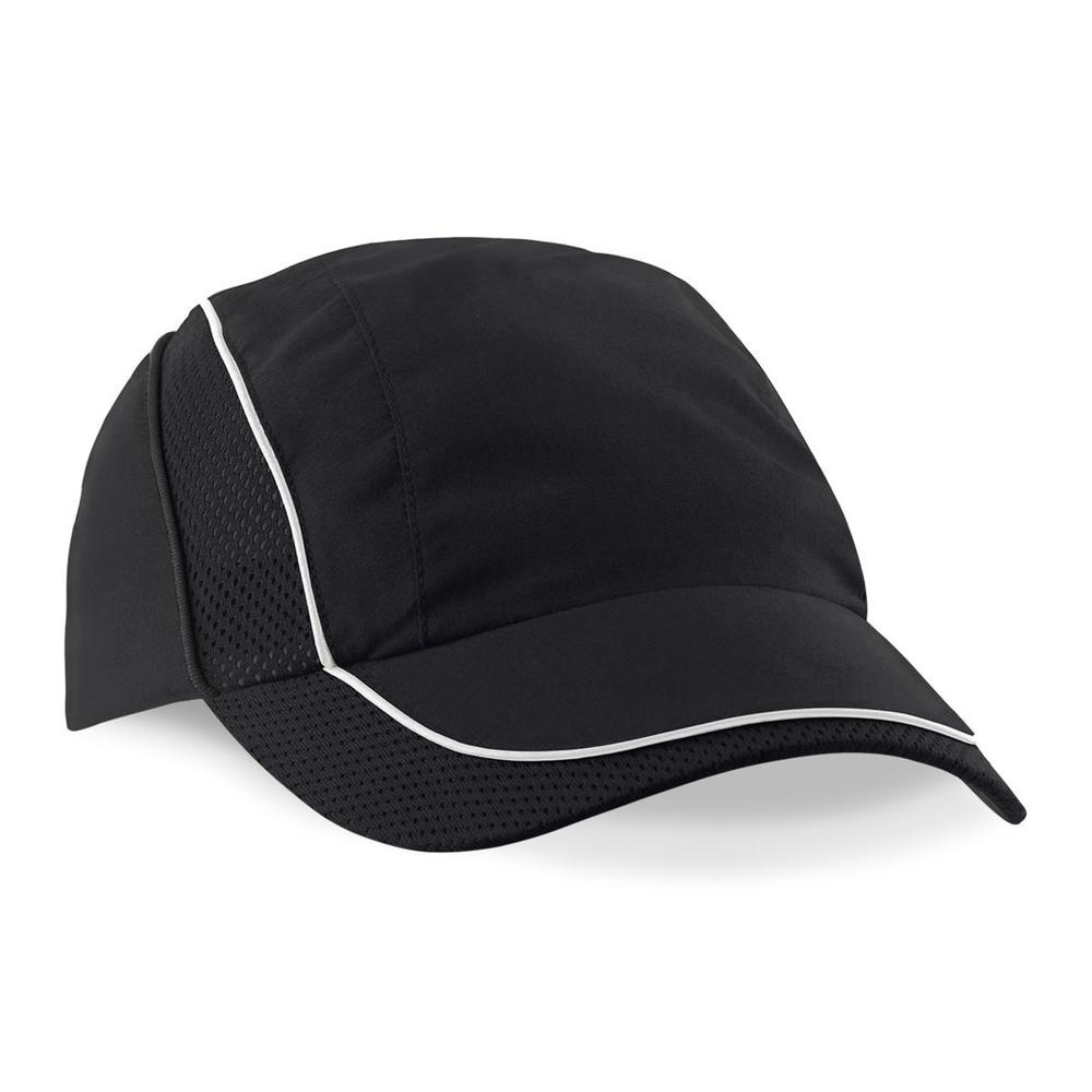 Beechfield B182 Baseballcap - Schwarz (1)