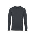 B&C WU31B Sweatshirt mit Rundhalsausschnitt, Grau (Asphalt)
