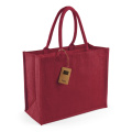 Westford Mill W407 Tragetasche aus Jute, Rot / Rot
